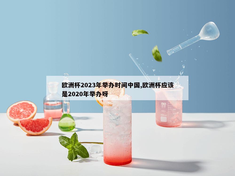 欧洲杯2023年举办时间中国,欧洲杯应该是2020年举办呀