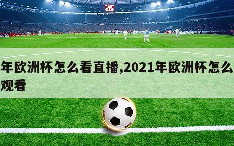 年欧洲杯怎么看直播,2021年欧洲杯怎么观看