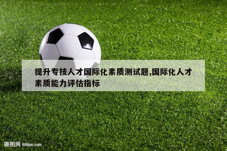 提升专技人才国际化素质测试题,国际化人才素质能力评估指标